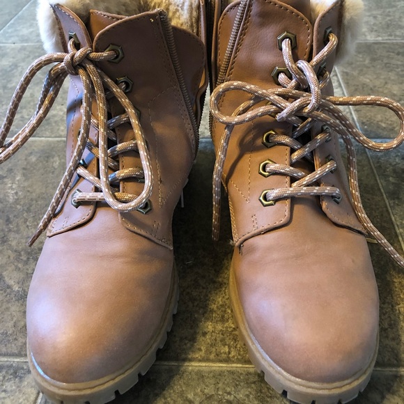 Steve Madden faux fur ankle boots - Picture 2 of 7